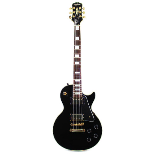 2004 Epiphone Les Paul Custom Electric Guitar Ebony
