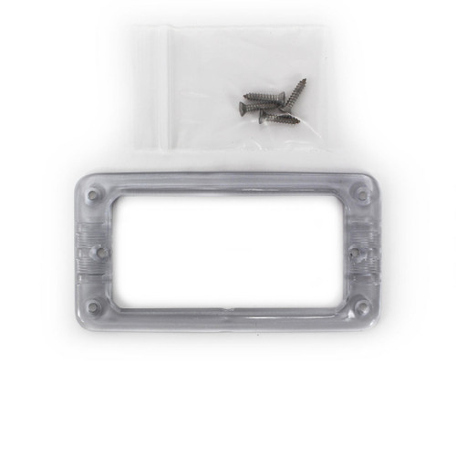 TV Jones Silver Gretsch Pickup Bezel for TV Jones Retrofit English Mount with Screws