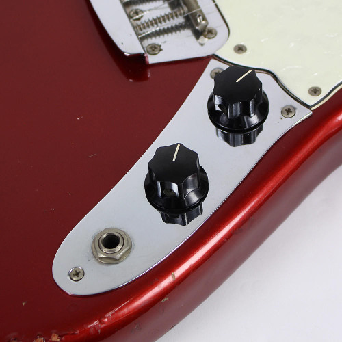 Vintage 1969 Fender Musiclander Arrow Swinger Electric Guitar Candy Apple Red