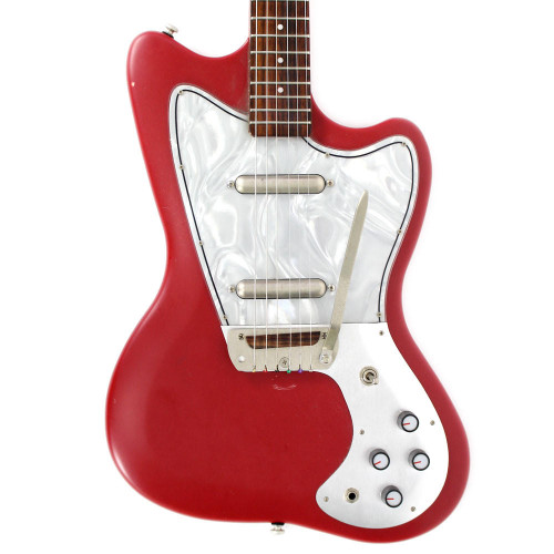 Used Danelectro 67 Hornet Electric Guitar Satin Red