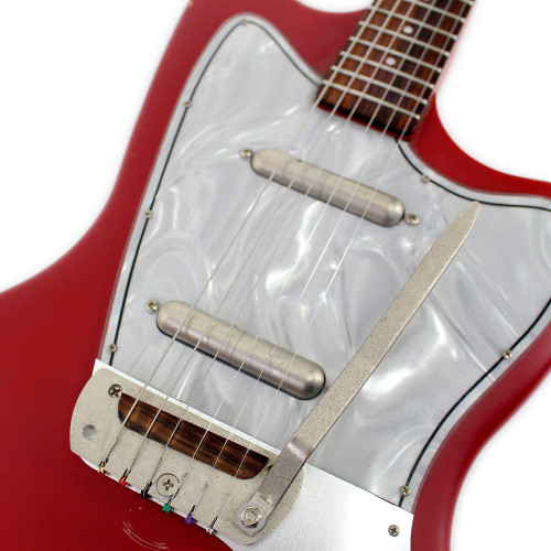 Used Danelectro 67 Hornet Electric Guitar Satin Red