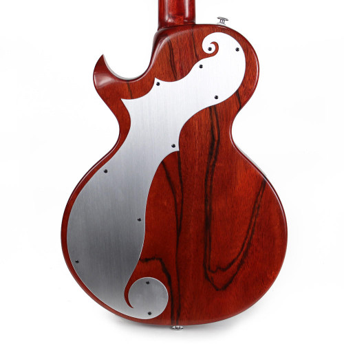 Teye El Torero Mahogany Solid Body Electric Guitar in Red and Brown Shipwreck