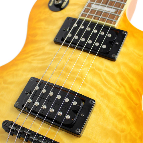 Used Epiphone Les Paul Classic Limited Edition Quilt Top Electric Guitar Translucent Orange