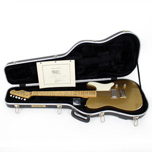 2011 Mario Martin El Chupacabra w/ Power'Tron Pickup in Aged Gold Nitrocellulose