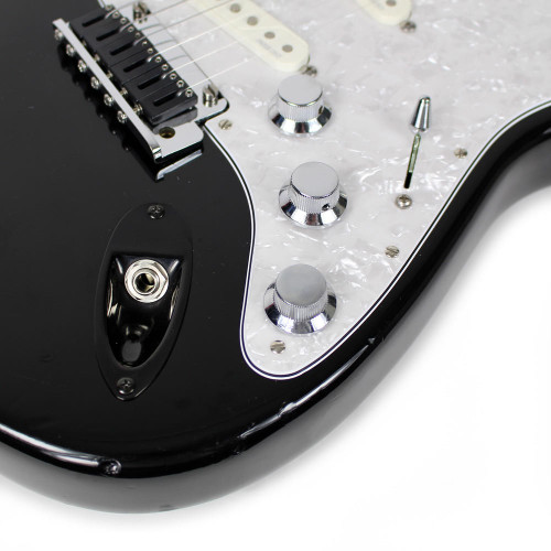 1993 Fender American Standard Stratocaster Electric Guitar Black Finish