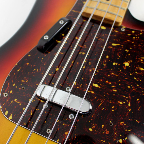 Vintage Conqueror MIJ Electric P-Style Bass Guitar Sunburst