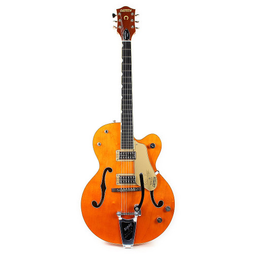 2008 Gretsch G6120SSLVO Hollowbody Electric Guitar Translucent Orange