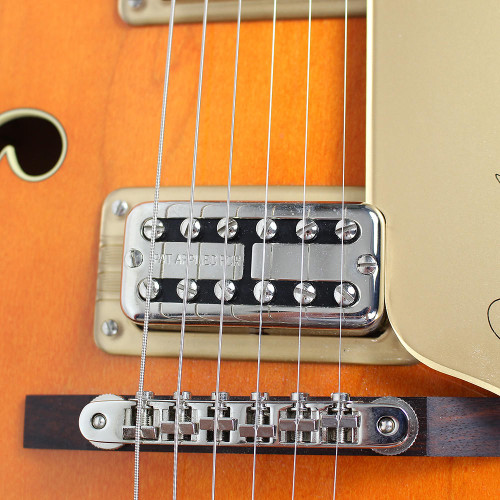 2008 Gretsch G6120SSLVO Hollowbody Electric Guitar Translucent Orange