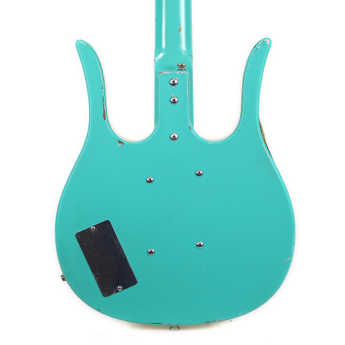 Used Jerry Jones Longhorn 4-String Electric Bass Guitar Seafoam Green