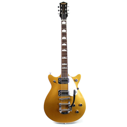 Gretsch G5448T New Electromatic Double Jet with Bigsby Gold Electric Guitar