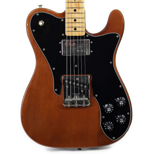 Vintage 1973 Fender Telecaster Custom Electric Guitar Mocha Finish