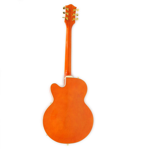 2000 Gretsch 6120JR2 Hollow Body Electric Guitar Translucent Orange