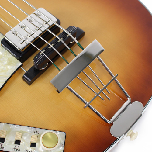 Hofner 500/2 Left-Handed Club Bass in Sunburst