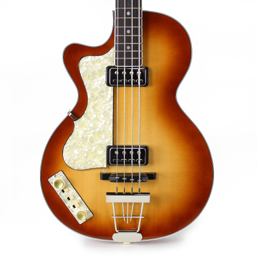 Hofner 500/2 Left-Handed Club Bass in Sunburst