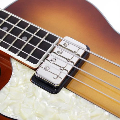 Hofner 500/2 Left-Handed Club Bass in Sunburst