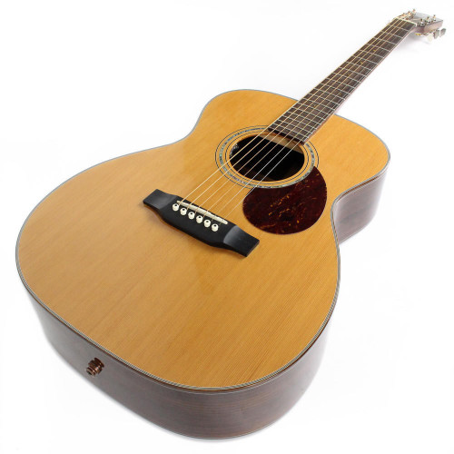 Used Breedlove Cascade Series OM/CRe Orchestra Model Acoustic Electric Guitar in Natural