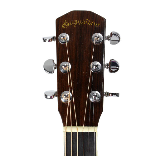 Vintage 1970's Augustino AR-40 Dreadnought Acoustic Guitar Natural Finish