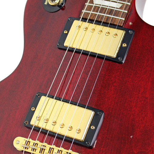 2007 Gibson Les Paul Studio w/ Gold Hardware in Wine Red