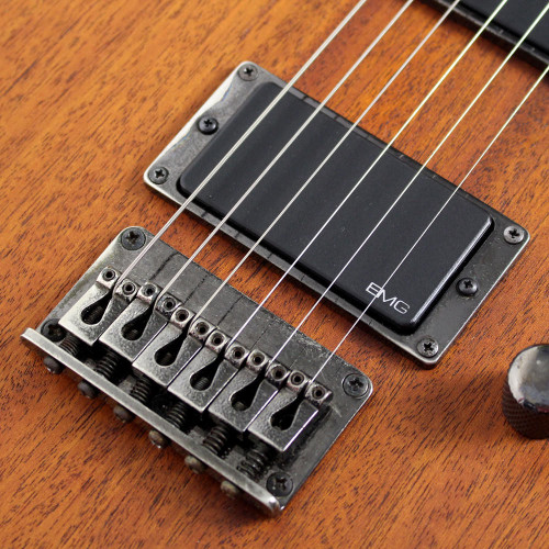 2001 Ibanez RG Series Mahogany Electric w/ EMGs in Natural
