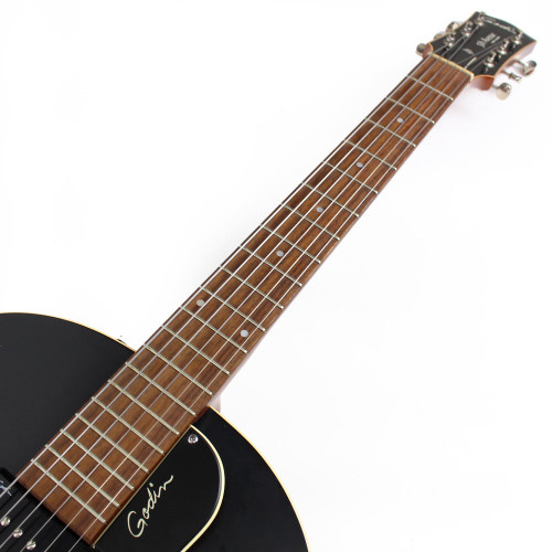 Used Godin 5th Avenue Kingpin Archtop Acoustic Electric Guitar in Black