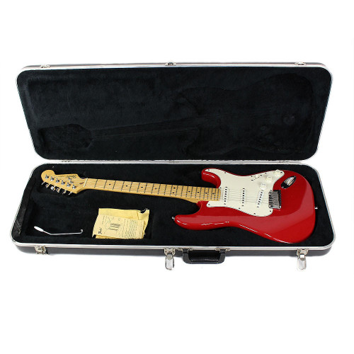 1987 Fender American Standard Stratocaster Electric Guitar Red Finish