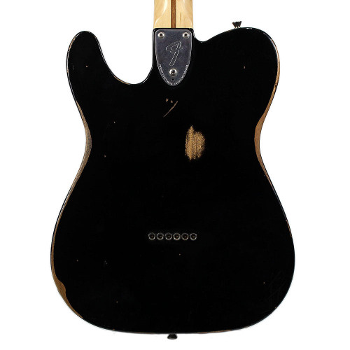 2009 Fender Road Worn '72 Telecaster Custom Electric Guitar Black Finish