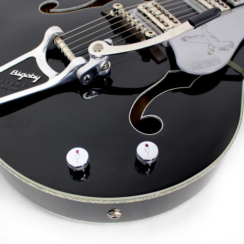 Gretsch G6136TSL Silver Black Falcon with Bigsby & Filtertron's