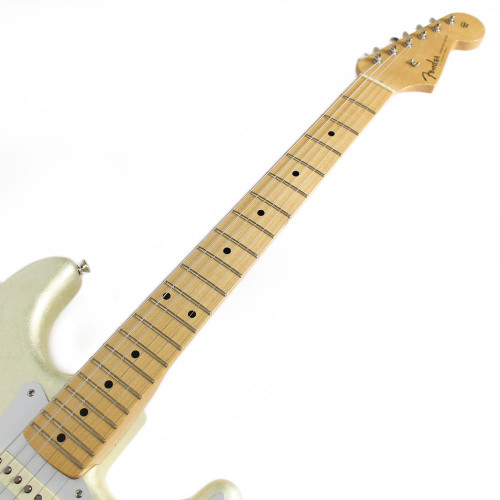2005 Fender Custom Shop Limited Edition Master Built Master Salute Stratocaster in White Gold Leaf