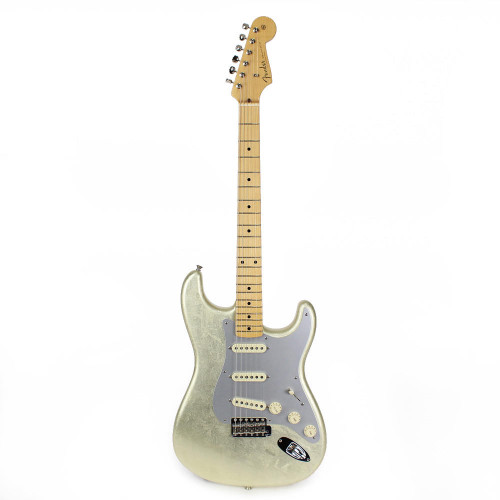 2005 Fender Custom Shop Limited Edition Master Built Master Salute Stratocaster in White Gold Leaf