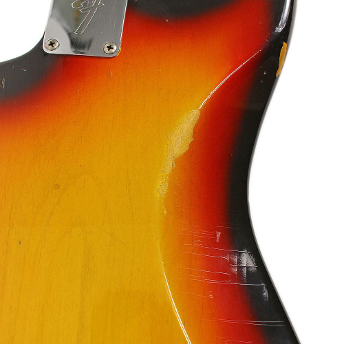 Vintage 1965 Fender Jazzmaster Electric Guitar Sunburst Finish