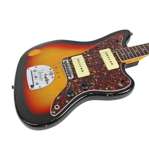 Vintage 1965 Fender Jazzmaster Electric Guitar Sunburst Finish