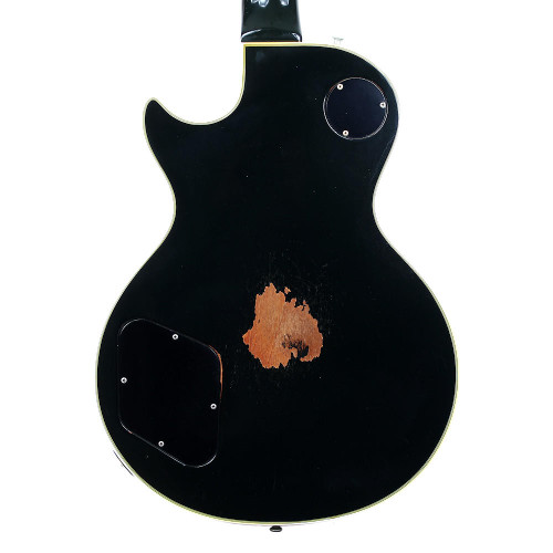 Vintage 1977 Gibson Les Paul Custom Electric Guitar Black
