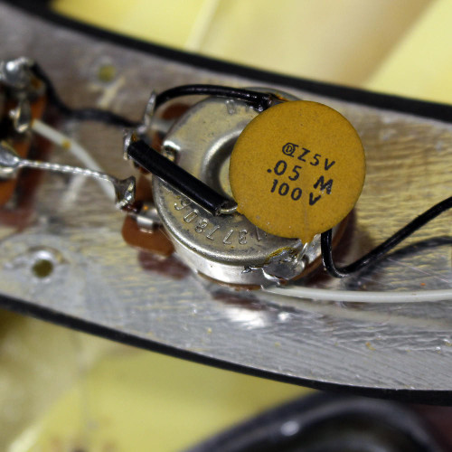 Vintage 1980 Fender Bronco Electric Guitar Olympic White Finish