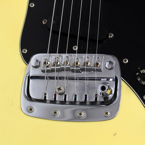 Vintage 1980 Fender Bronco Electric Guitar Olympic White Finish