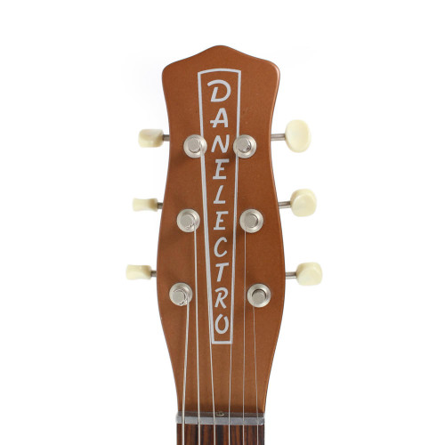 Used Danelectro U2 Electric Guitar in Satin Copper