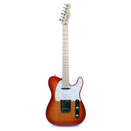 2006 Fender American Deluxe Telecaster in Cherry Sunburst | Cream