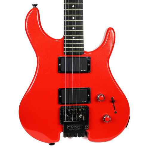 1980's Steinberger GM2 Electric Guitar Refinished Red Sparkle