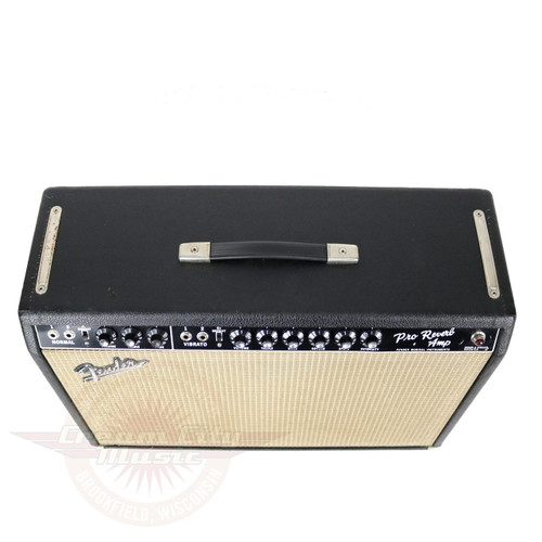 Vintage 1967 Blackface Fender Pro Reverb 40W 2x12 Tube Combo Amp
