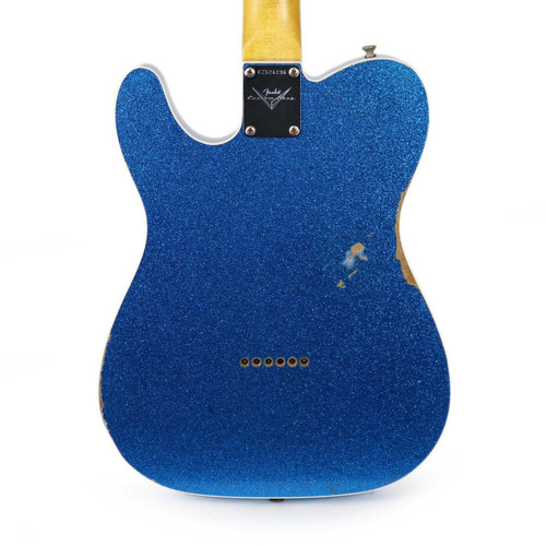 Fender Custom Shop 1962 Telecaster Custom Relic in Blue Sparkle