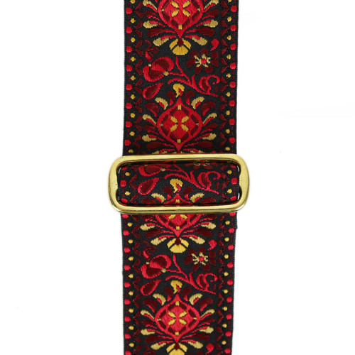 Souldier "Hendrix" Maroon Pattern 2" Guitar Strap