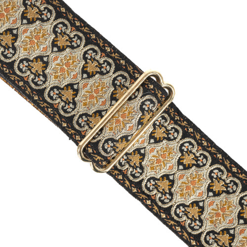 Souldier "Persian" Black 2" Guitar Strap with Black Ends