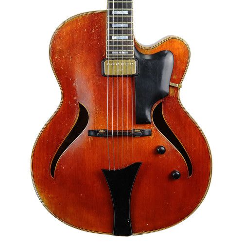 2003 Hofner Jazzica Custom Vintage Hollowbody Electric Guitar Relic Violin Finish