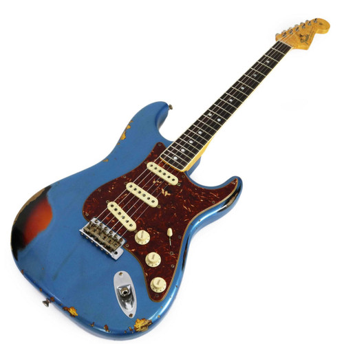 Fender Custom Shop Limited Edition 60s Stratocaster "BND NK" Heavy Relic Lake Placid Blue over 3 Tone Sunburst