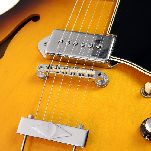 Vintage 1969 Gibson ES-330 TD Electric Guitar Sunburst Finish
