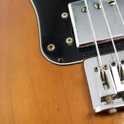 Vintage 1974 Fender Telecaster Deluxe Electric Guitar Mocha Brown Finish