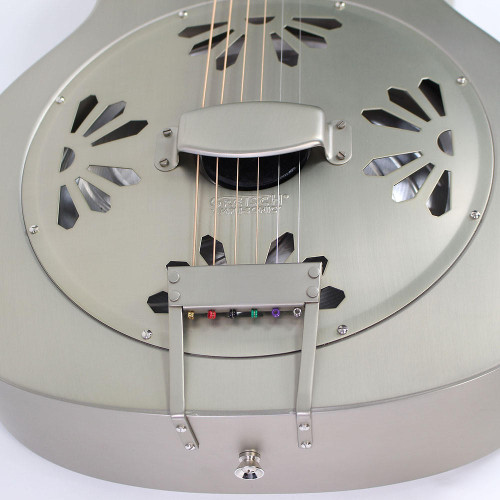 Gretsch G9201 Honey Dipper Round-Neck Metal Resonator Acoustic Guitar Demo