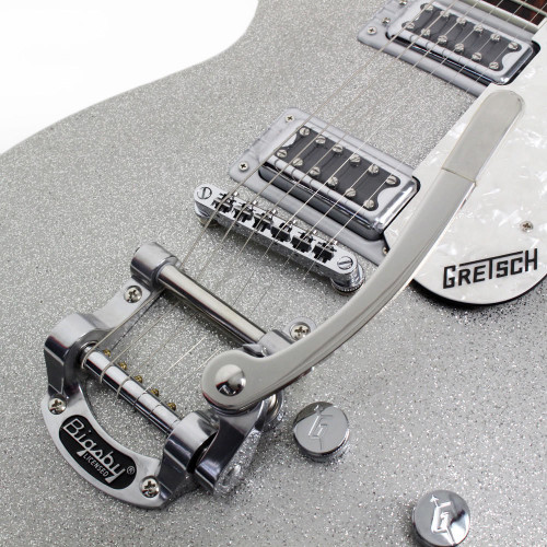 Gretsch G5439T Silver Sparkle Electromatic Pro Jet with Bigsby Demo Model