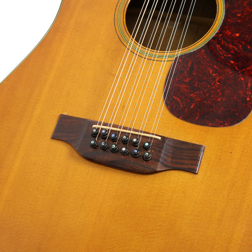 Vintage 1974 Martin D12-20 12-String Dreadnought Acoustic Guitar Natural Finish