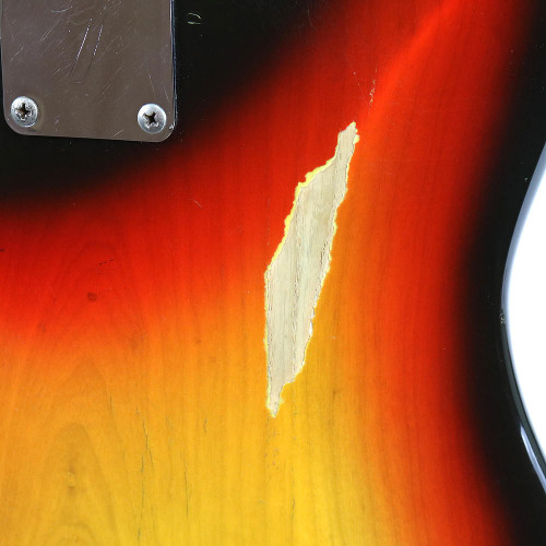 Vintage 1972 Fender Jazz Bass Sunburst Finish