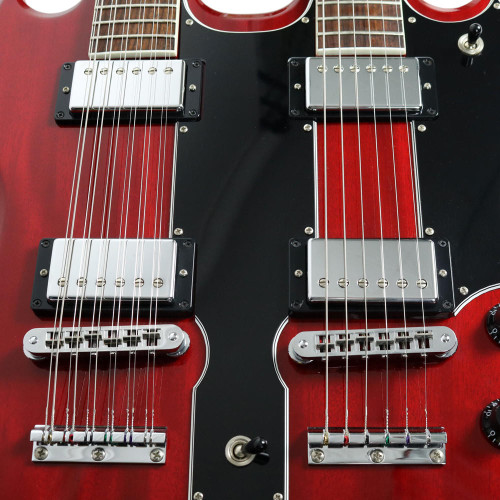 2009 Gibson Custom Shop EDS-1275 Double Neck Electric Guitar in Heritage Cherry